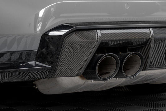 For 2021-2025 BMW G80 M3 & G82/G83 M4, Euro Style Real Carbon Fiber Rear Bumper Diffuser Lip