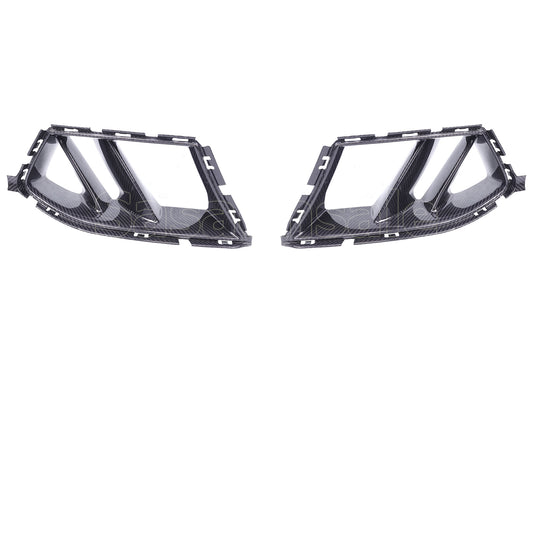 For 2021-2026 BMW G80 M3 & G82/G83 M4, MH Style Real Dry Carbon Fiber Front Bumper Air Duct Vent