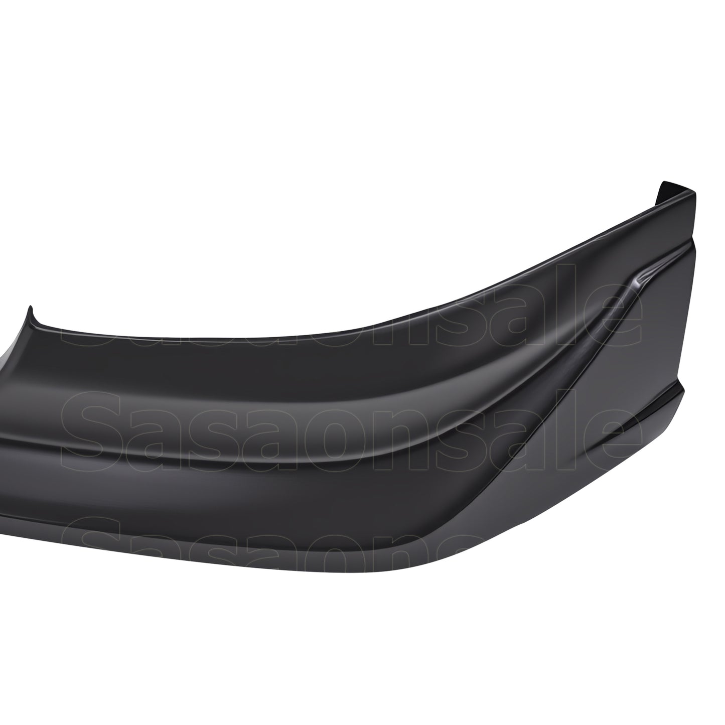 Front Bumper Lip Spoiler For 02-05 Honda Civic Si EP3 3dr, Black PU AW Style
