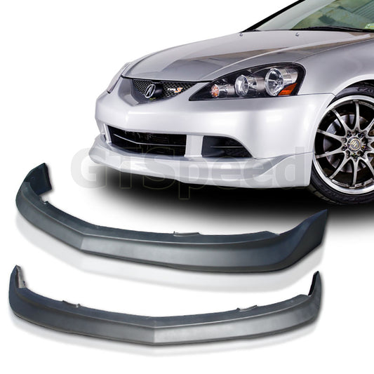 [GT-Speed] MU Style PU Front Bumper Lip, Compatible With 2005-2006 Acura RSX Factory Bumper Only