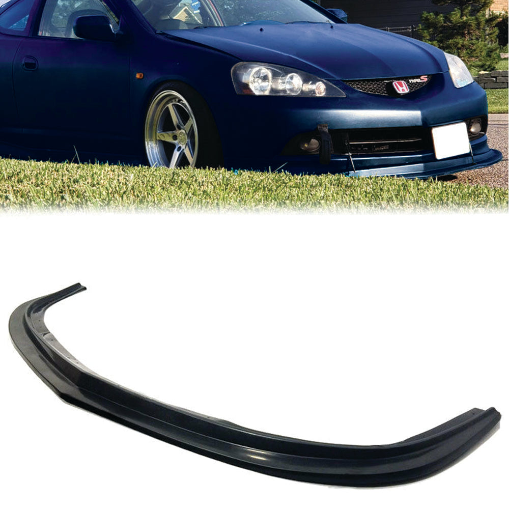 P1 Style PU Front Bumper Lip Splitter Kit For 2005-2006 Acura RSX DC5