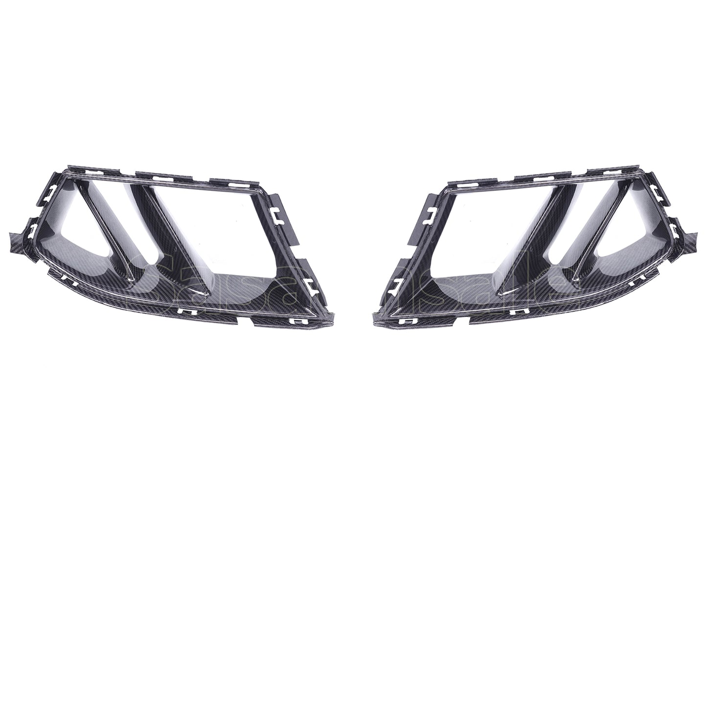 For 2021-2026 BMW G80 M3 & G82/G83 M4, MH Style Real Dry Carbon Fiber Front Bumper Air Duct Vent