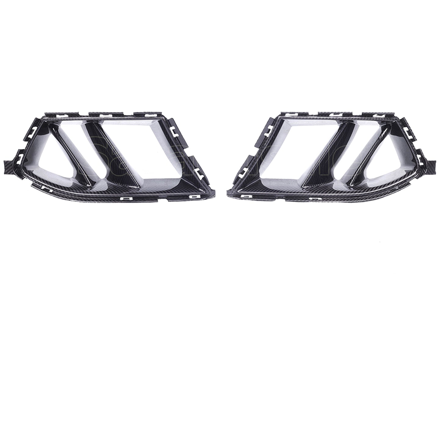 For 2021-2026 BMW G80 M3 & G82/G83 M4, MH Style Real Dry Carbon Fiber Front Bumper Air Duct Vent