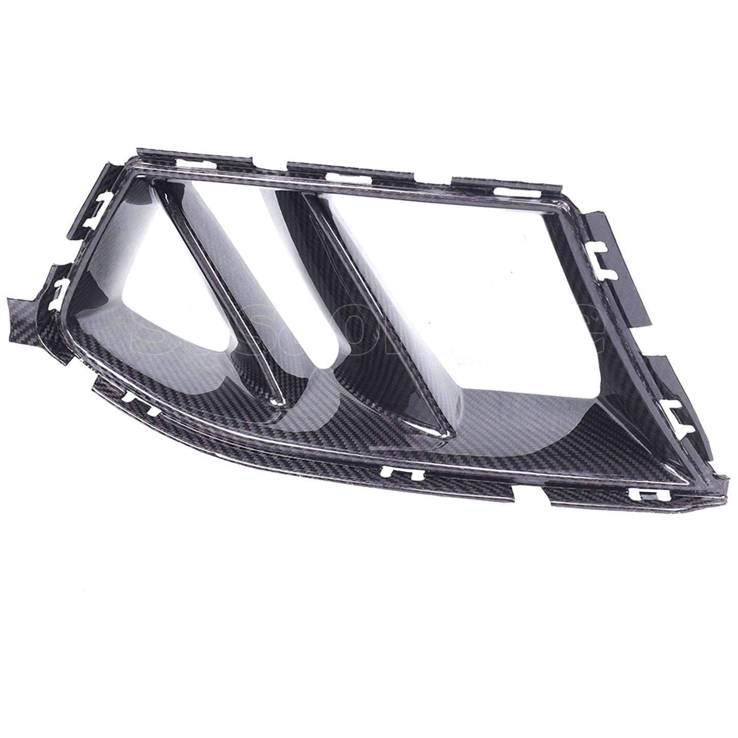 For 2021-2026 BMW G80 M3 & G82/G83 M4, MH Style Real Dry Carbon Fiber Front Bumper Air Duct Vent