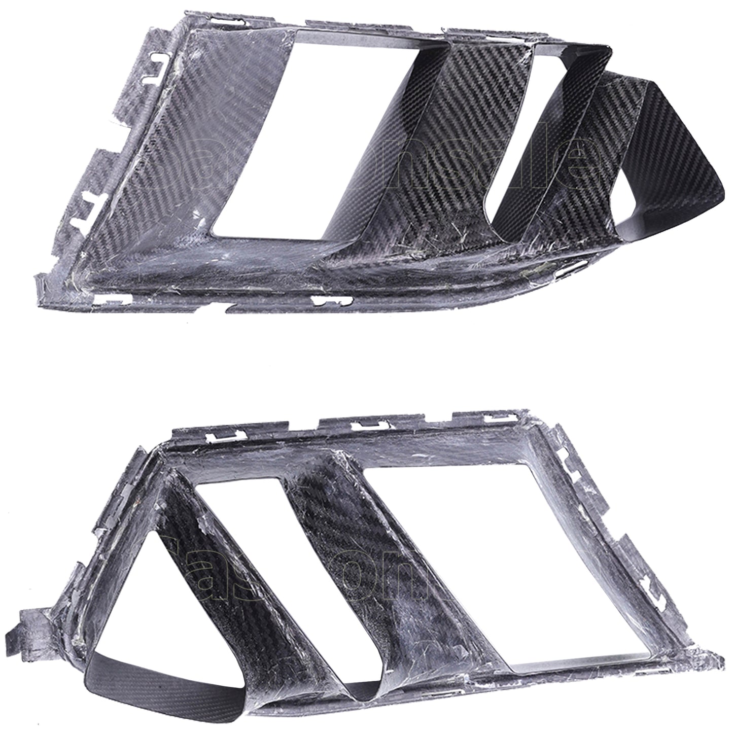 For 2021-2026 BMW G80 M3 & G82/G83 M4, MH Style Real Dry Carbon Fiber Front Bumper Air Duct Vent