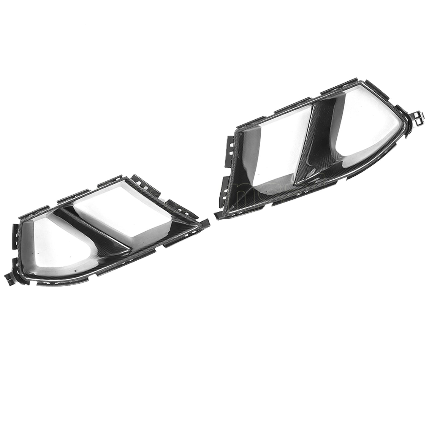 For 2021-2026 BMW G80 M3 & G82/G83 M4, MP Style Real Dry Carbon Fiber Front Bumper Air Duct Vent