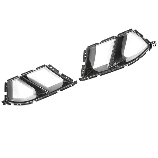 For 2021-2026 BMW G80 M3 & G82/G83 M4, MP Style Real Dry Carbon Fiber Front Bumper Air Duct Vent