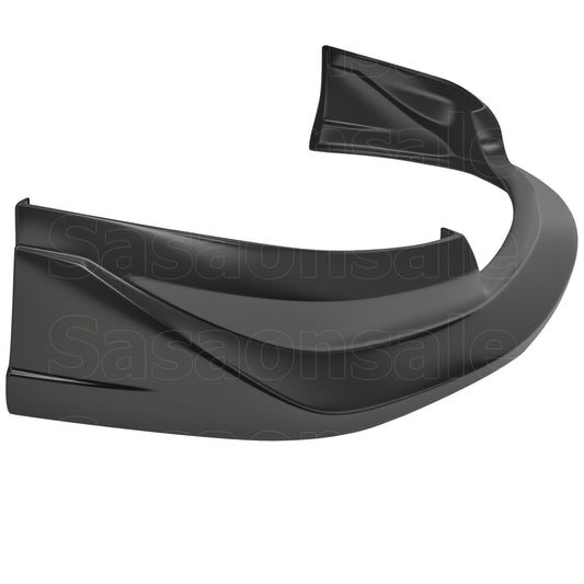 Front Bumper Lip Spoiler For 02-05 Honda Civic Si EP3 3dr, Black PU AW Style
