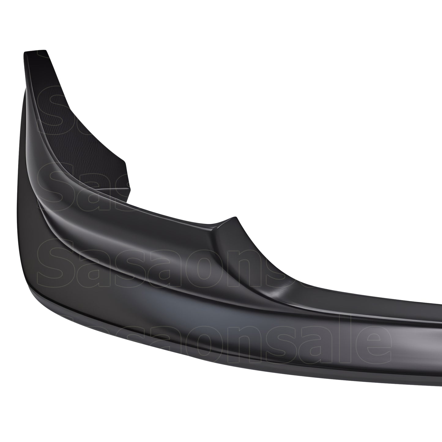 Front Bumper Lip Spoiler For 02-05 Honda Civic Si EP3 3dr, Black PU AW Style