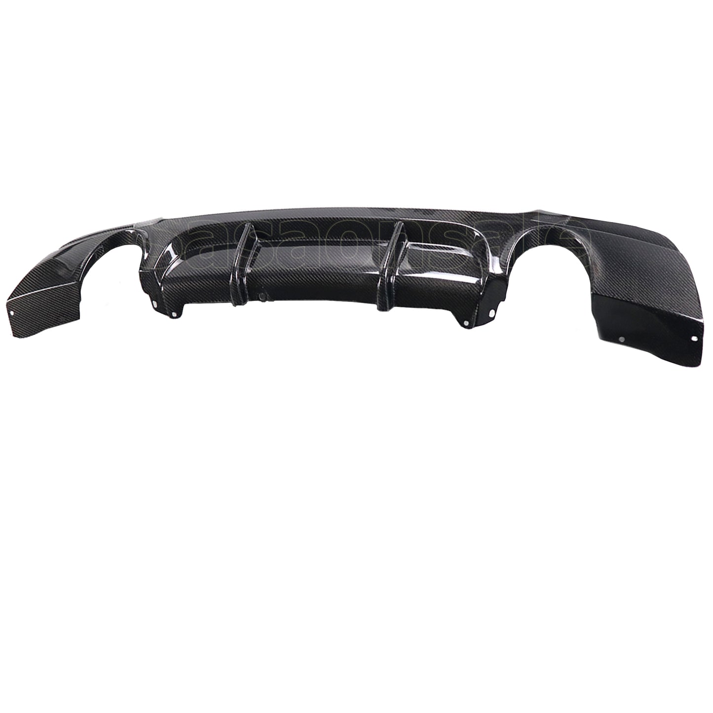 For 2007-2012 BMW E92 E93 with M-Sport Bumper, MT Style Real Carbon Fiber Rear Diffuser Lip