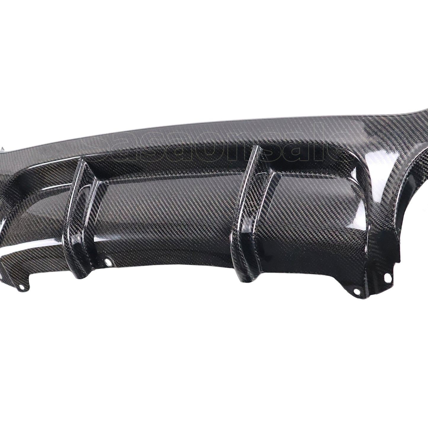 For 2007-2012 BMW E92 E93 with M-Sport Bumper, MT Style Real Carbon Fiber Rear Diffuser Lip