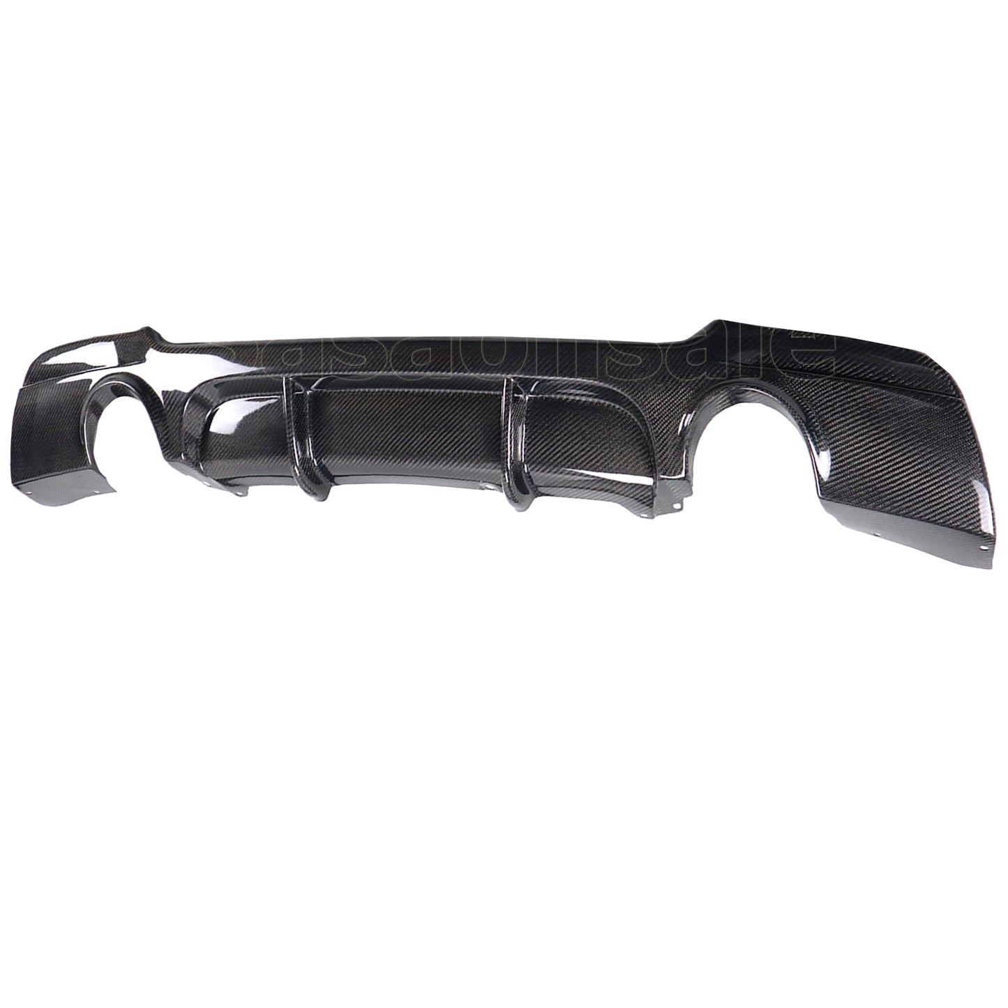 For 2007-2012 BMW E92 E93 with M-Sport Bumper, MT Style Real Carbon Fiber Rear Diffuser Lip