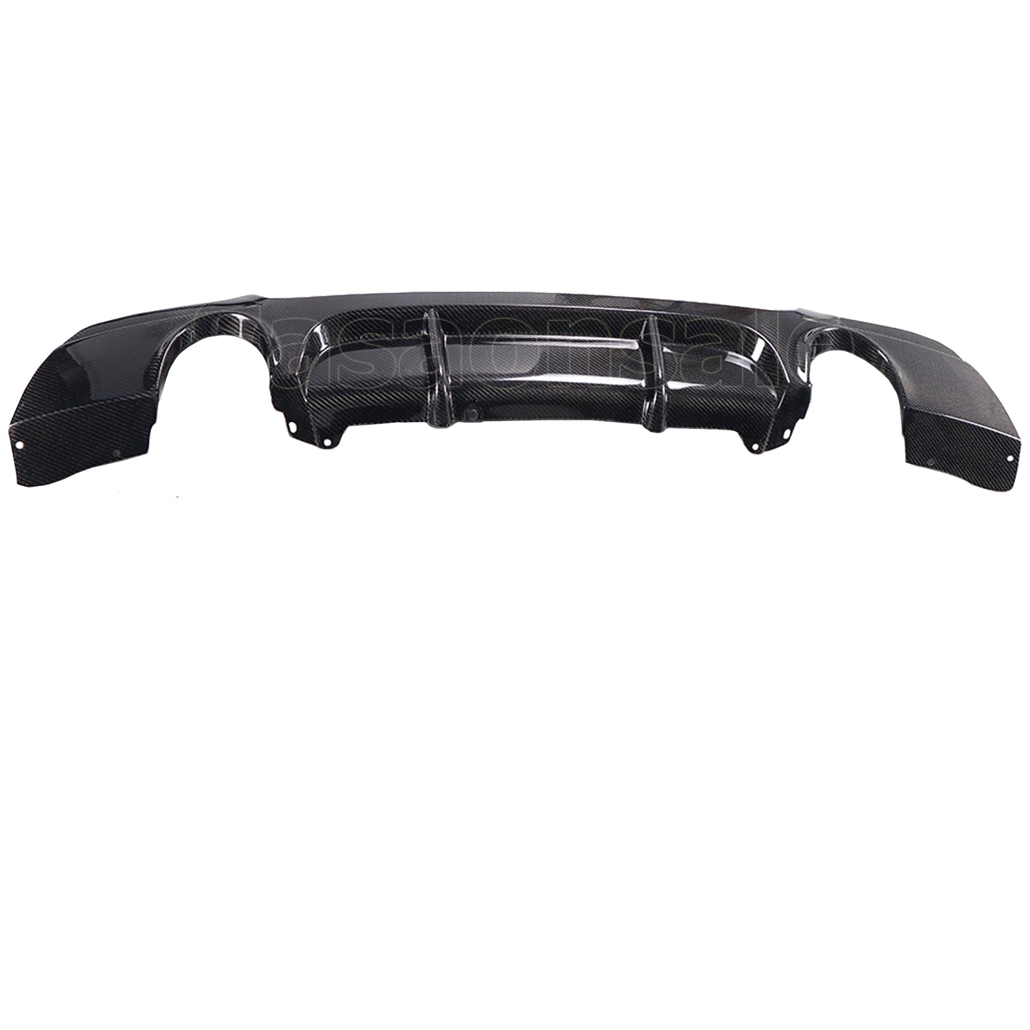 For 2007-2012 BMW E92 E93 with M-Sport Bumper, MT Style Real Carbon Fiber Rear Diffuser Lip