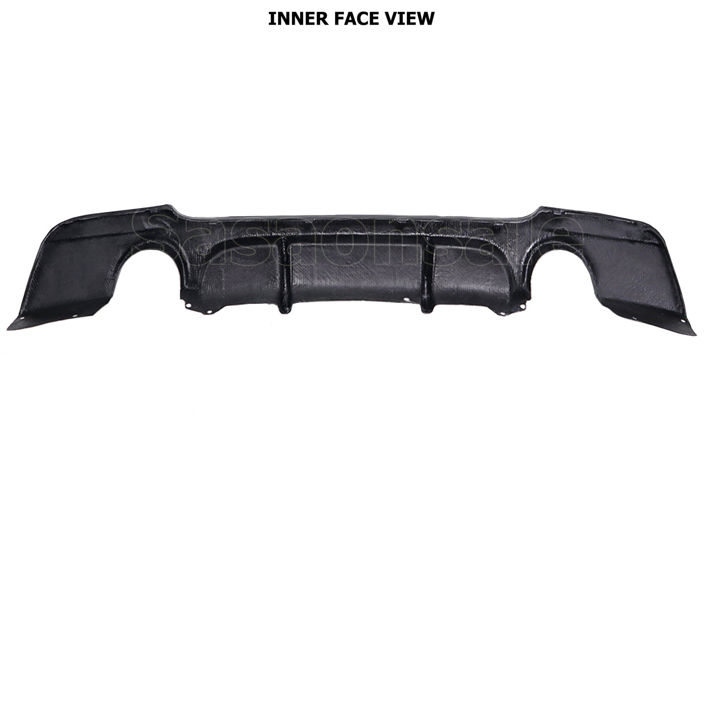 For 2007-2012 BMW E92 E93 with M-Sport Bumper, MT Style Real Carbon Fiber Rear Diffuser Lip