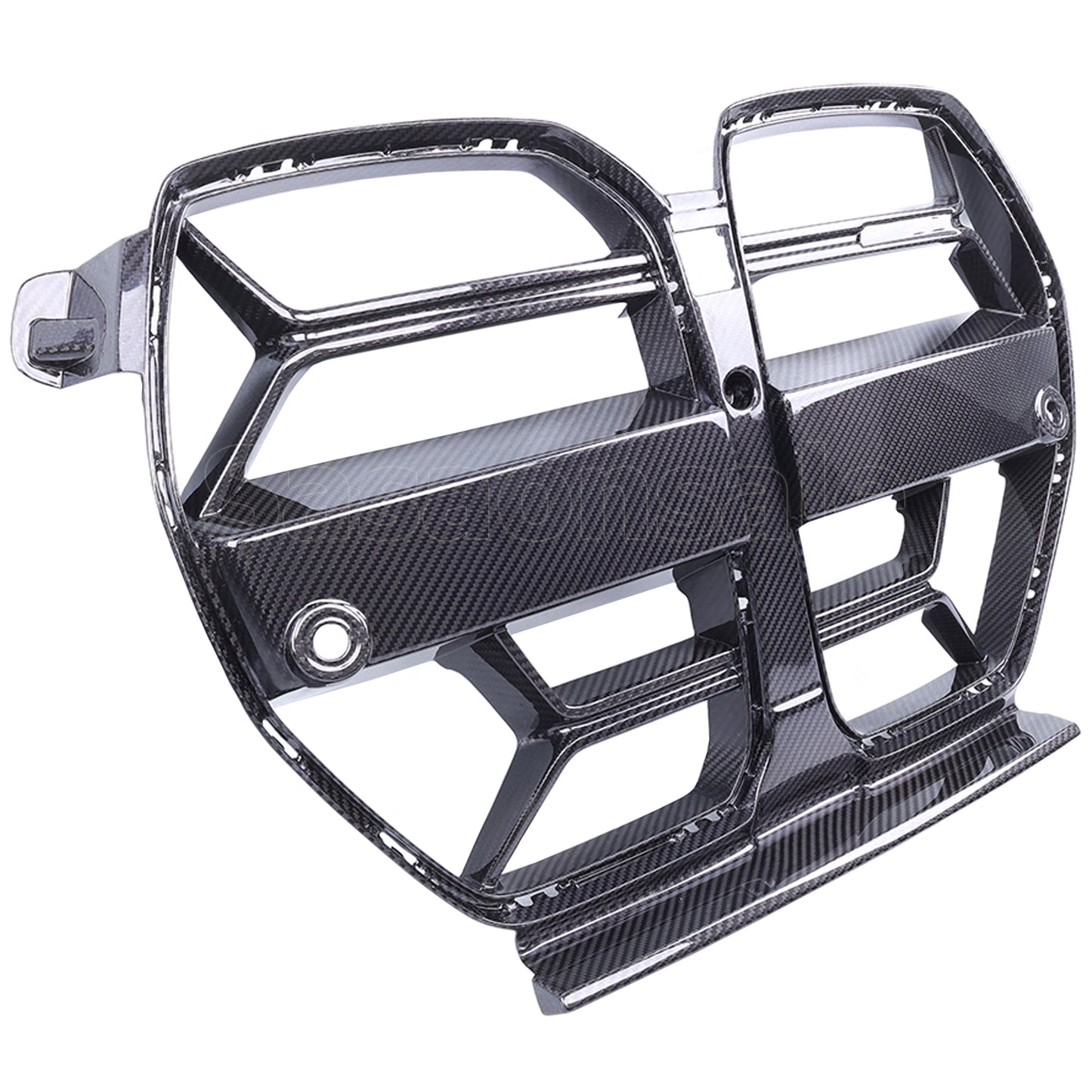 [GT-Speed] CSL Style Real Carbon Fiber Front Kidney Grille Nose Grill, For 2021-2026 BMW G80 M3 & G82/G83 M4 (No ACC)