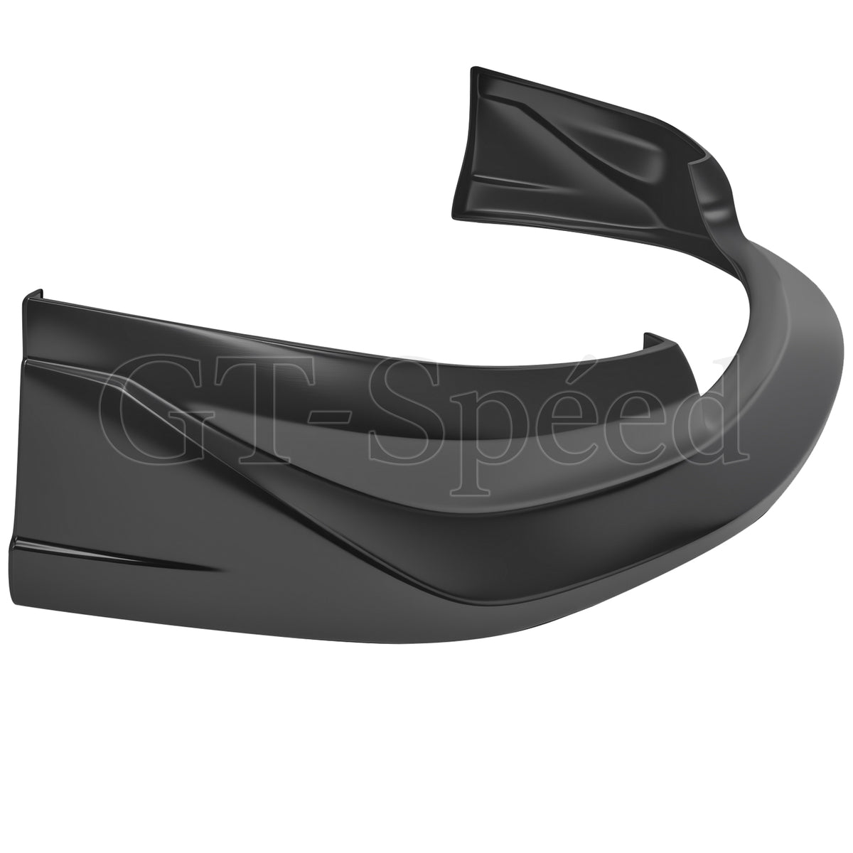 Front Bumper Lip Spoiler For 2002-2005 Honda Civic Si EP3 3dr Hatchback, Black PU AW Style