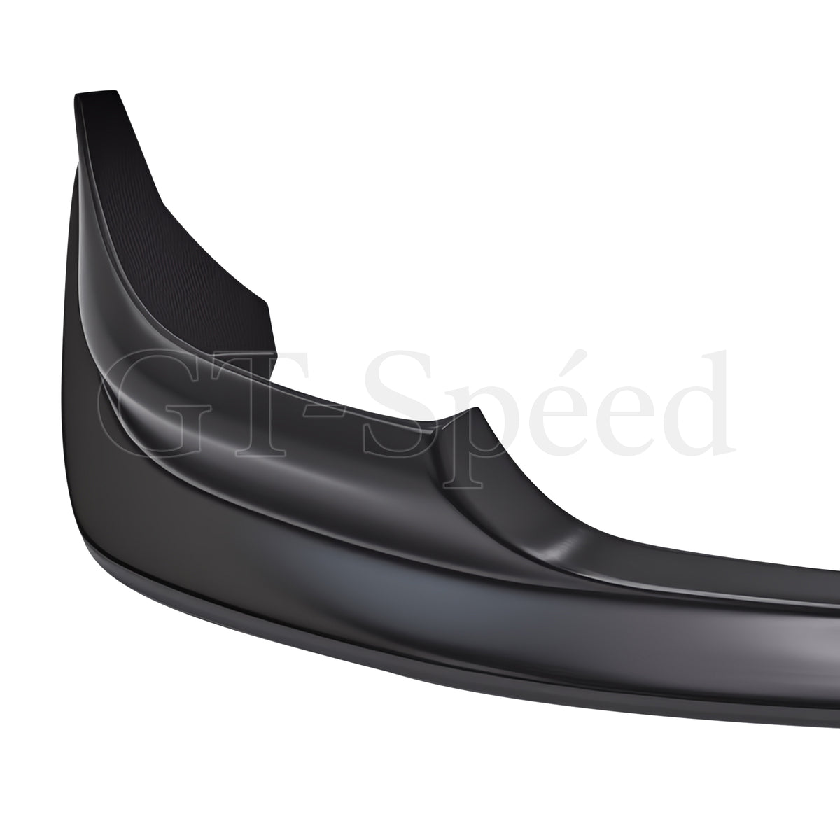 Front Bumper Lip Spoiler For 2002-2005 Honda Civic Si EP3 3dr Hatchback, Black PU AW Style