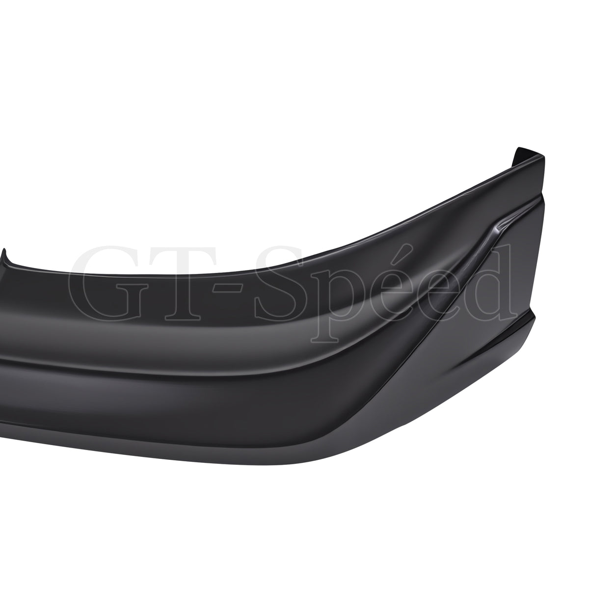 Front Bumper Lip Spoiler For 2002-2005 Honda Civic Si EP3 3dr Hatchback, Black PU AW Style
