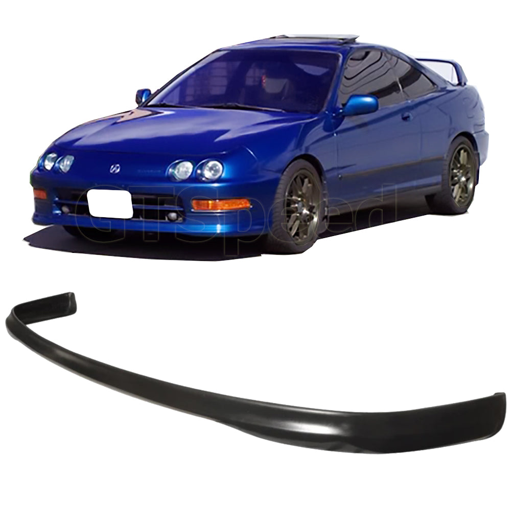 [GT-Speed] Type-R 1 Style PU Front Bumper Lip, Compatible With 1994-1997 Acura Integra Factory Bumper Only