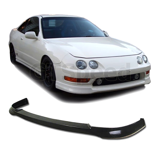 [GT-Speed] Type-R Style PU Front Bumper Lip, Compatible With 1998-2001 Acura Integra Factory Bumper Only