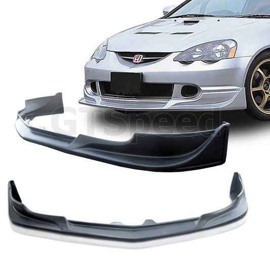 [GT-Speed] CW Style PU Front Bumper Lip, Compatible With 2002-2004 Acura RSX Factory Bumper Only