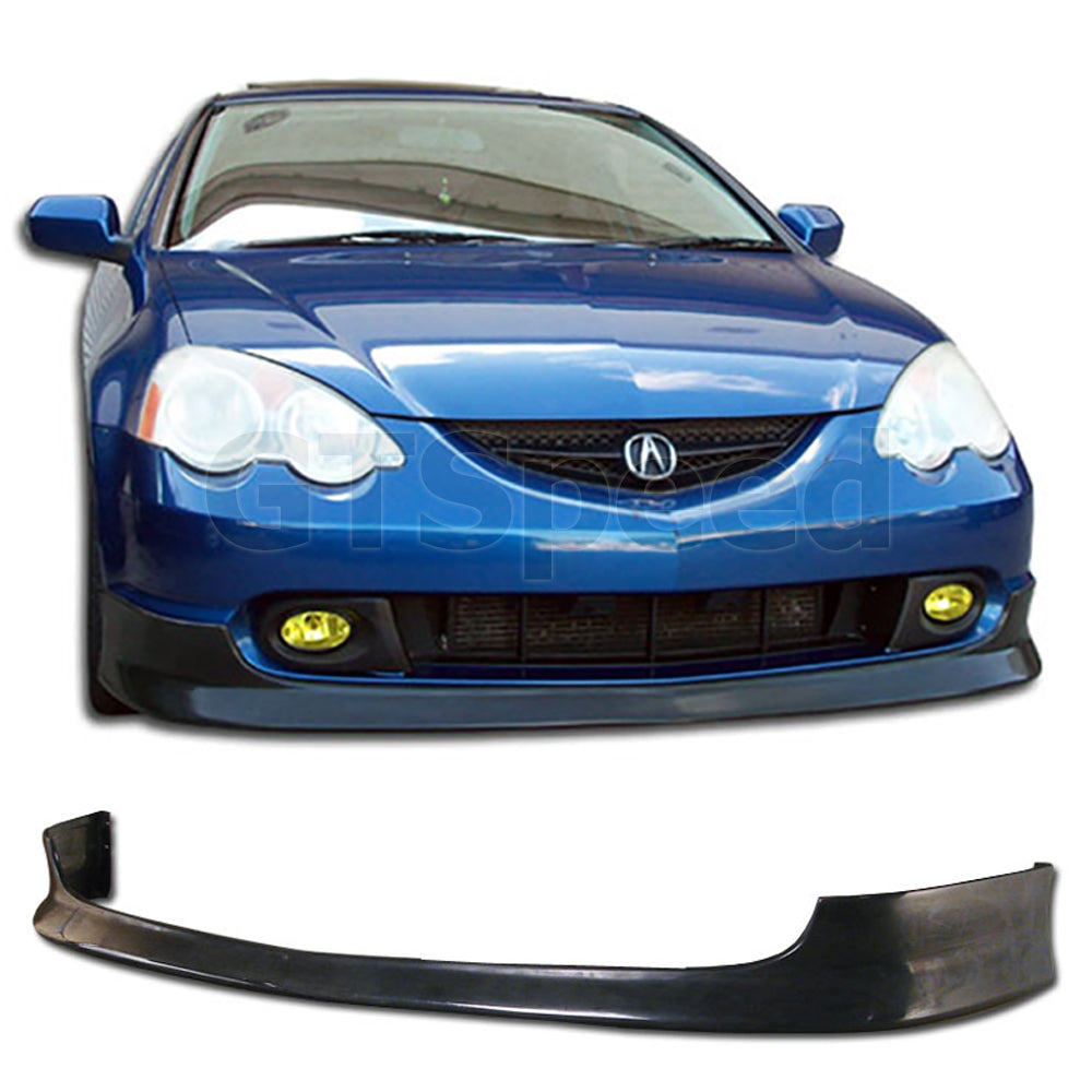 [GT-Speed] Type-R Style PU Front Bumper Lip, Compatible With 2002-2004 Acura RSX Factory Bumper Only