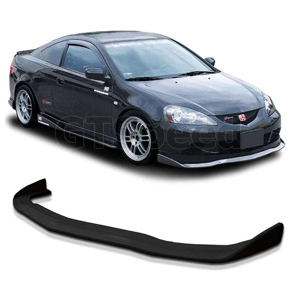 [GT-Speed] CS Style PU Front Bumper Lip, Compatible With 2005-2006 Acura RSX Factory Bumper Only