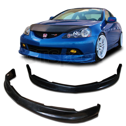 [GT-Speed] P1 Style PU Front Bumper Lip, Compatible With 2005-2006 Acura RSX Factory Bumper Only